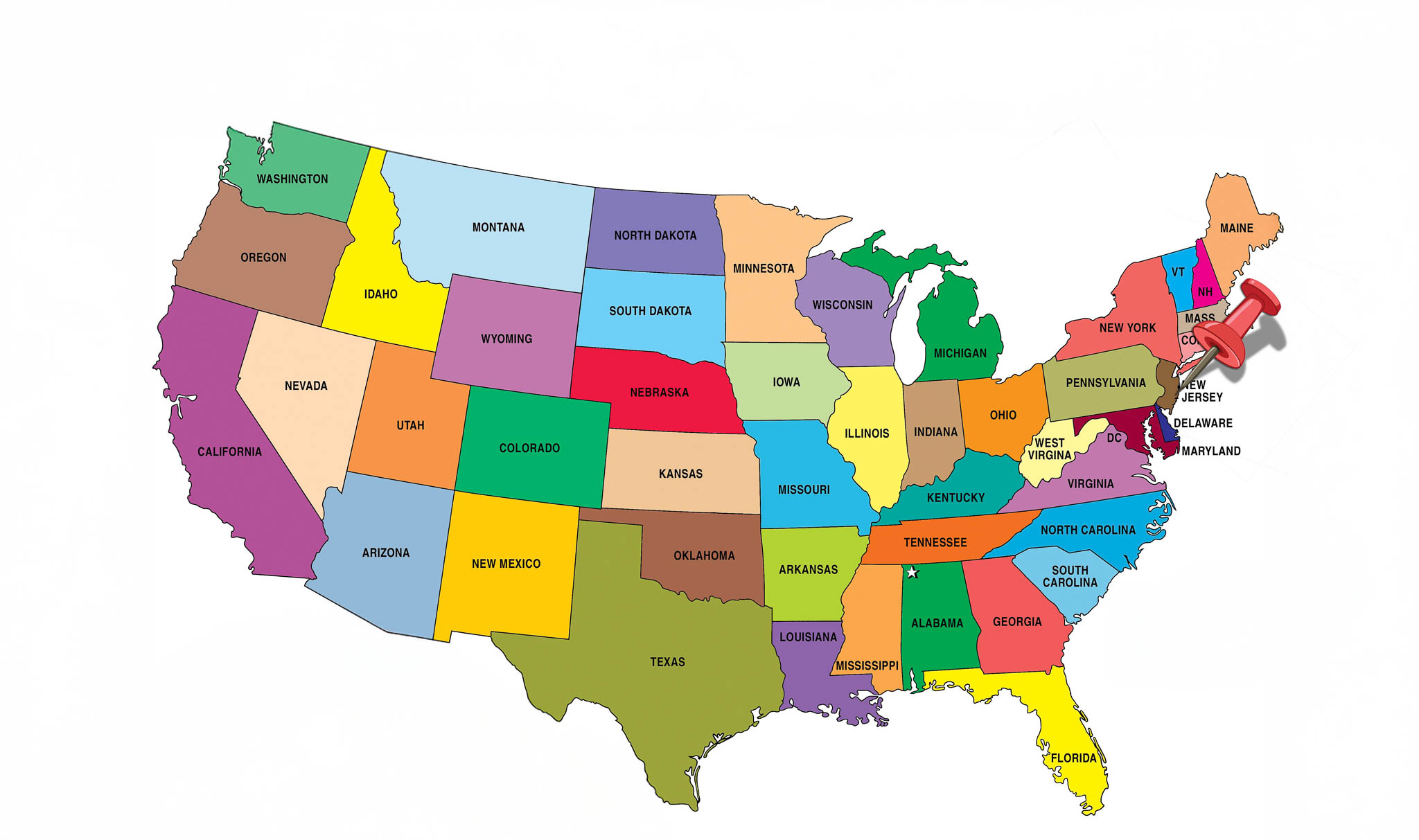 Map of Barnegat Lighthouse State Park location