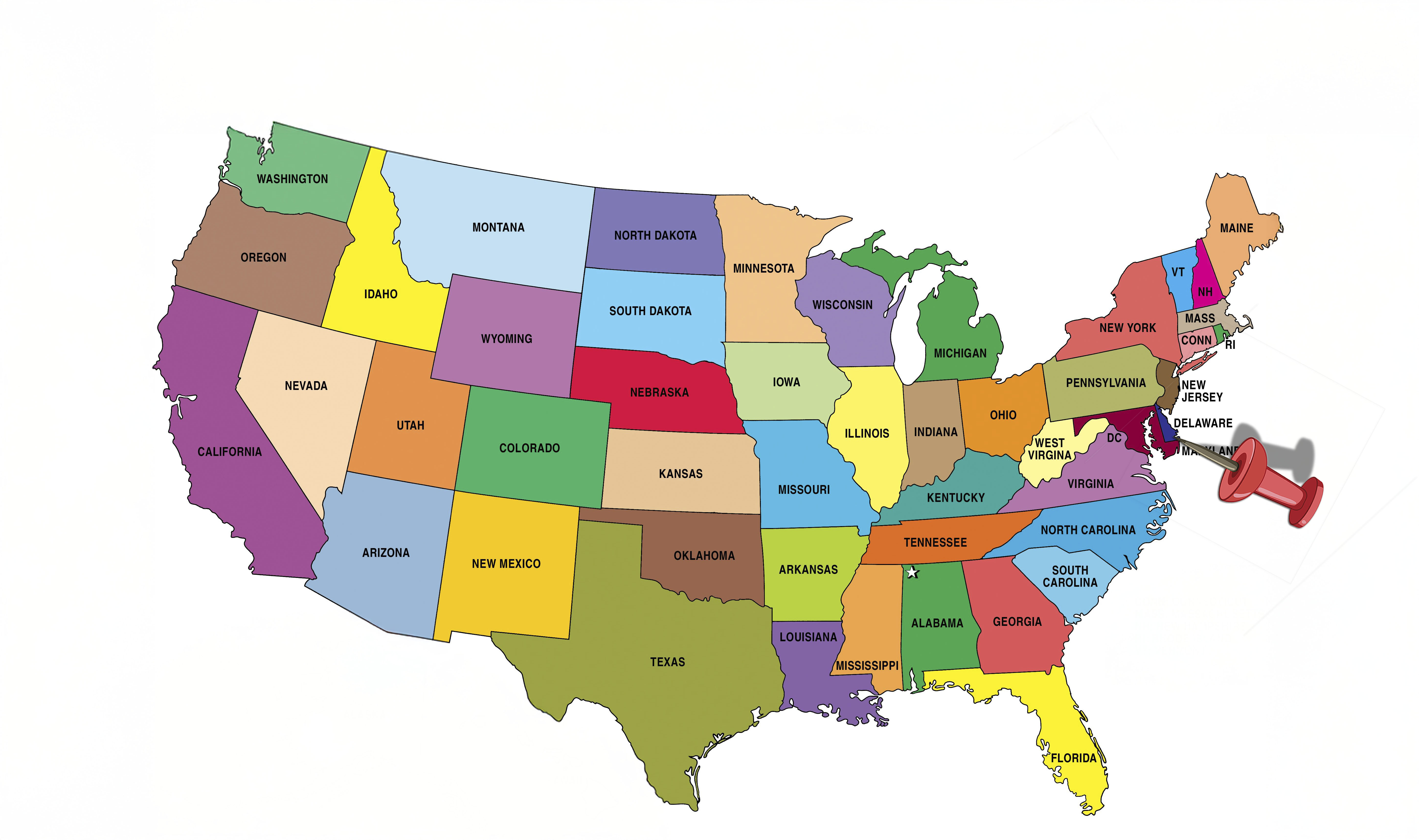Map of Cape Henlopen State Park location