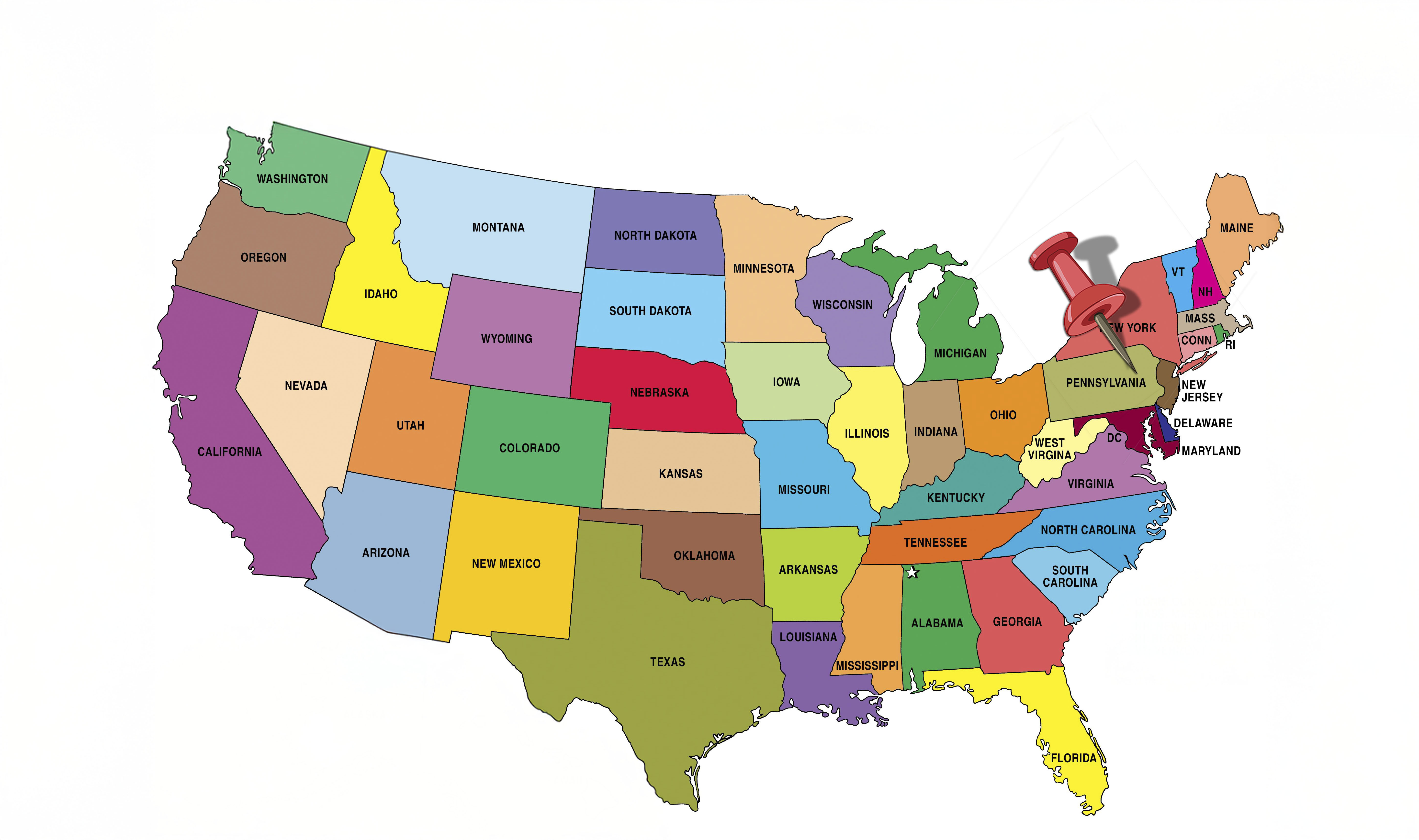 Map of Hunlock Creek & Warrior Trail location