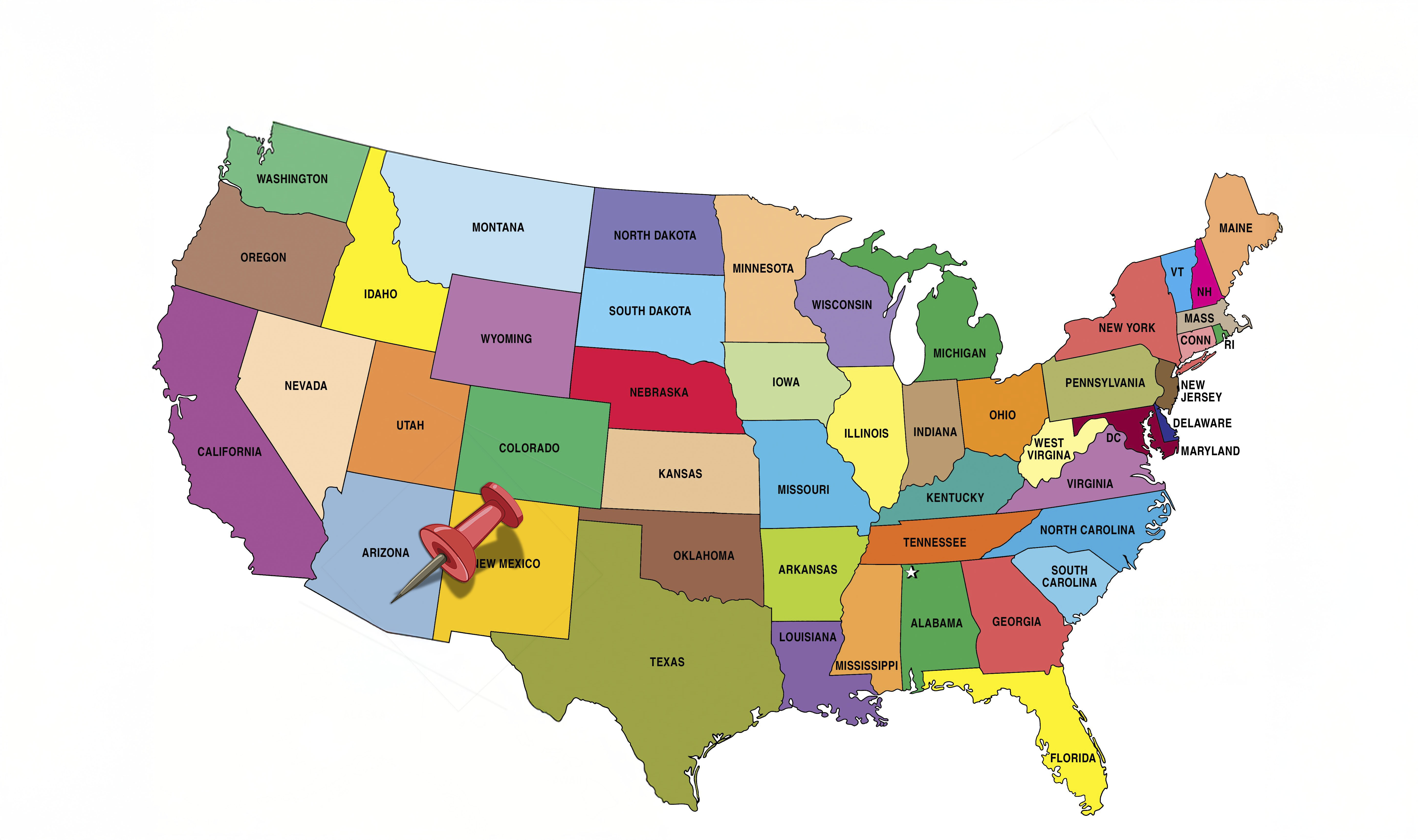 Map of Madera Canyon location