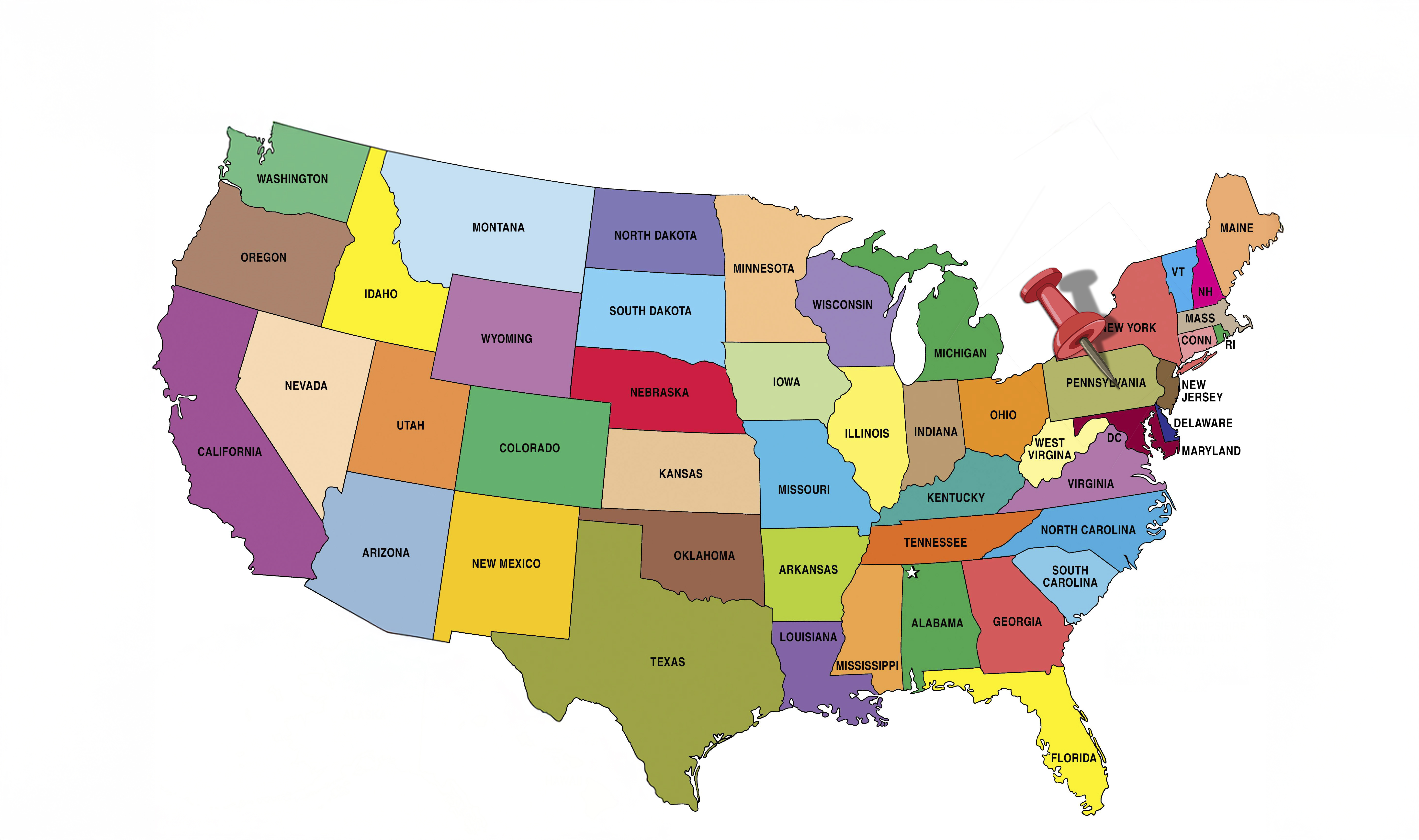 Map of Memorial Lake State Park location