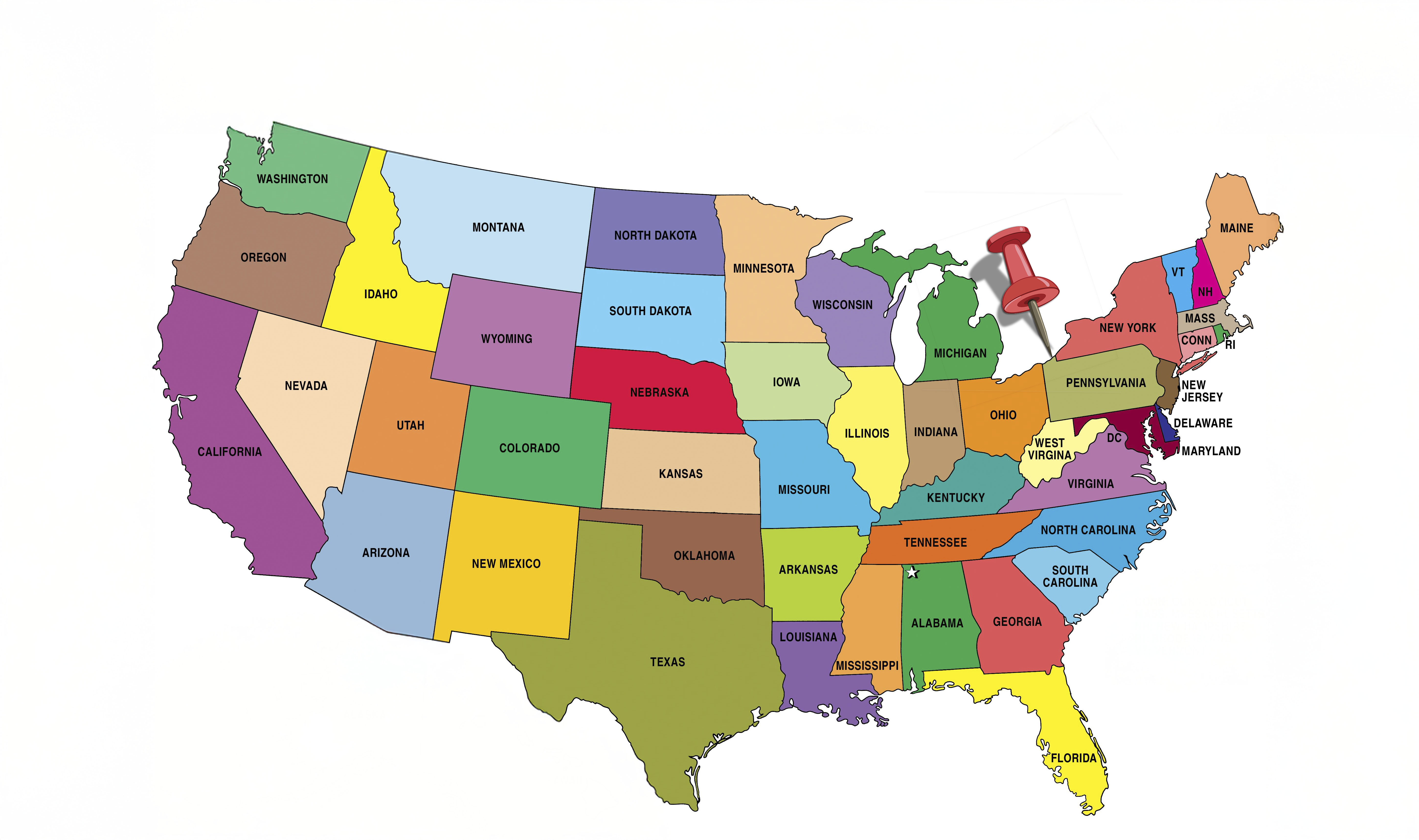 Map of Presque Isle location