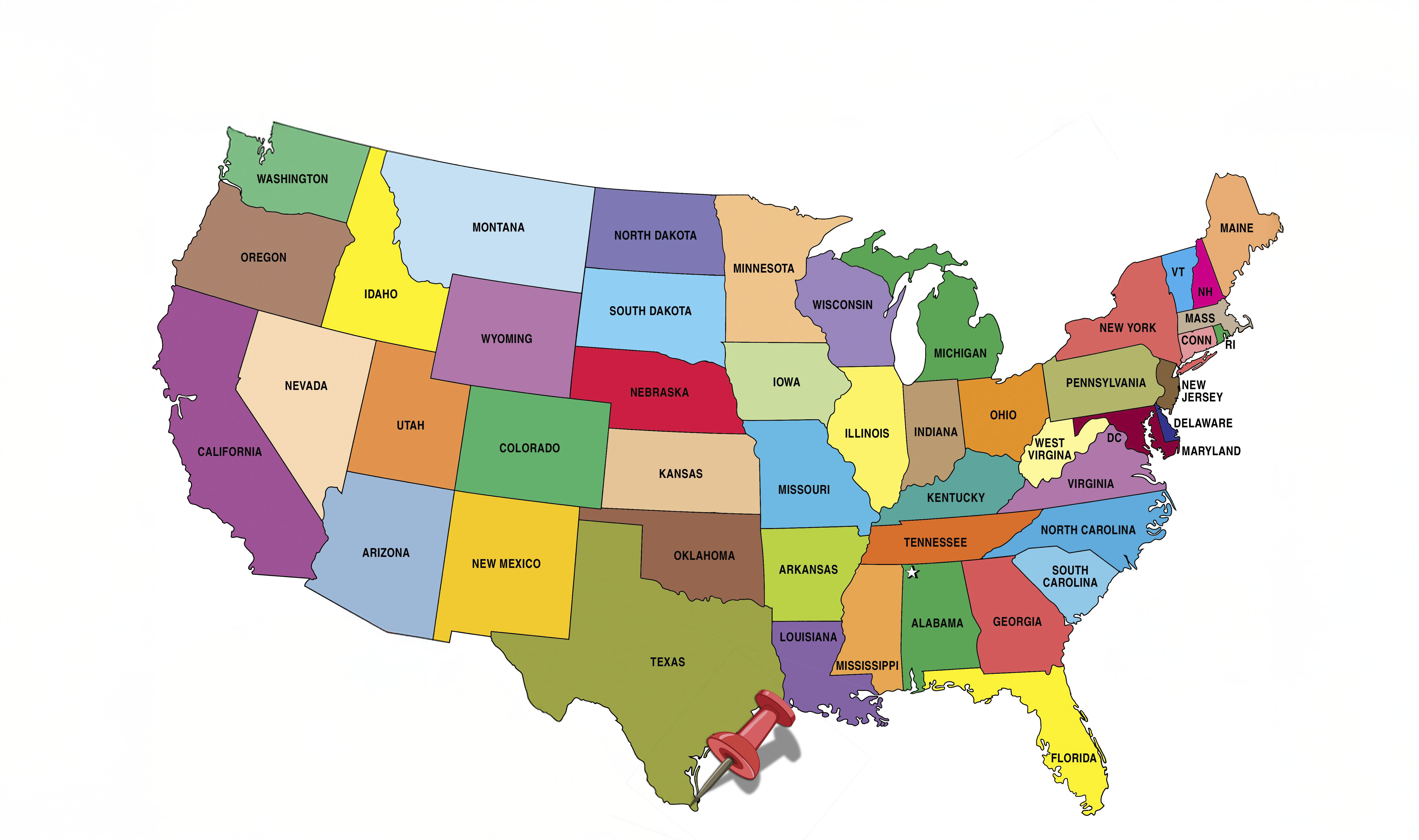 Map of Rio Grande Valley location